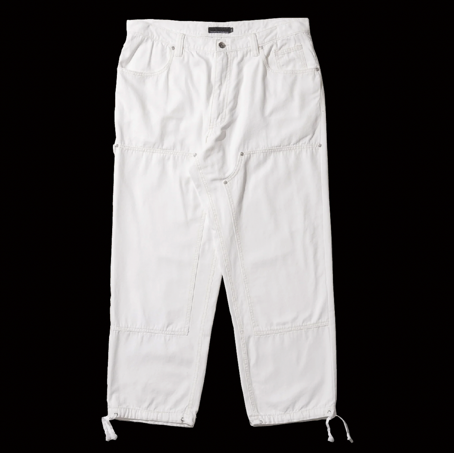 ASHTRAY DOUBLE KNEE PANTS (White)