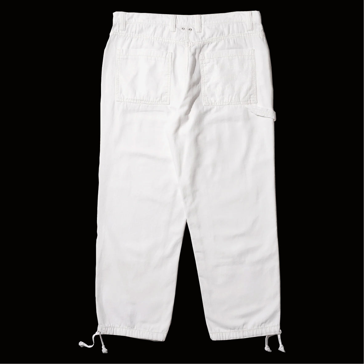 ASHTRAY DOUBLE KNEE PANTS (White)