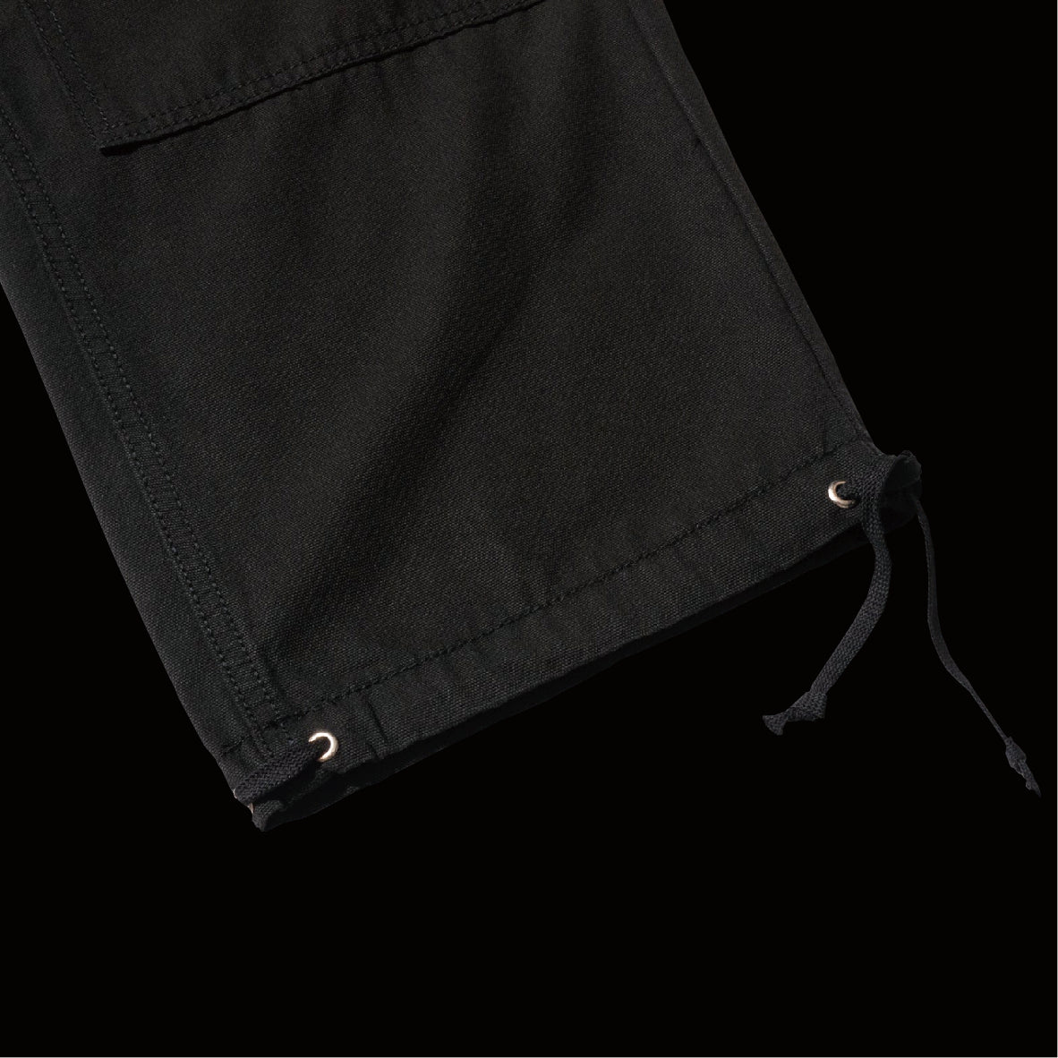 ASHTRAY DOUBLE KNEE PANTS (Black)