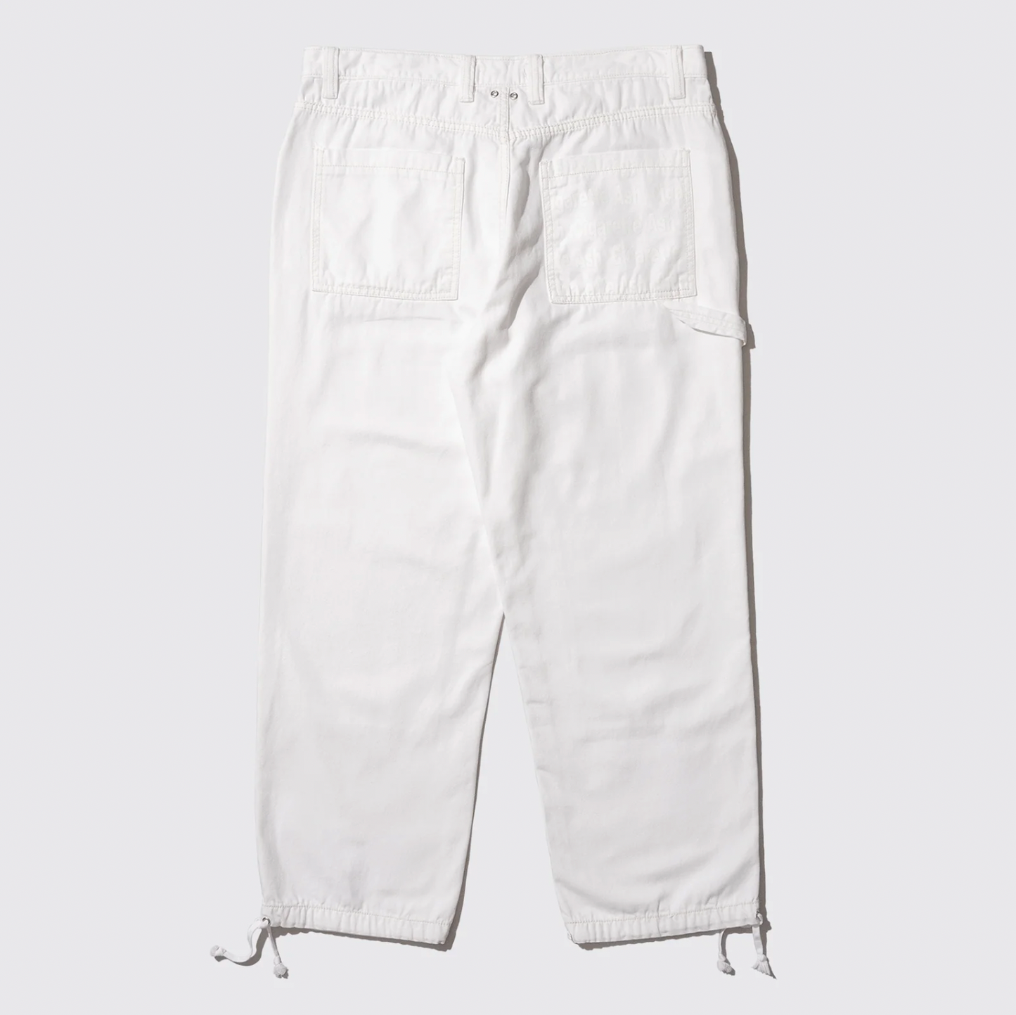 ASHTRAY DOUBLE KNEE PANTS (White)