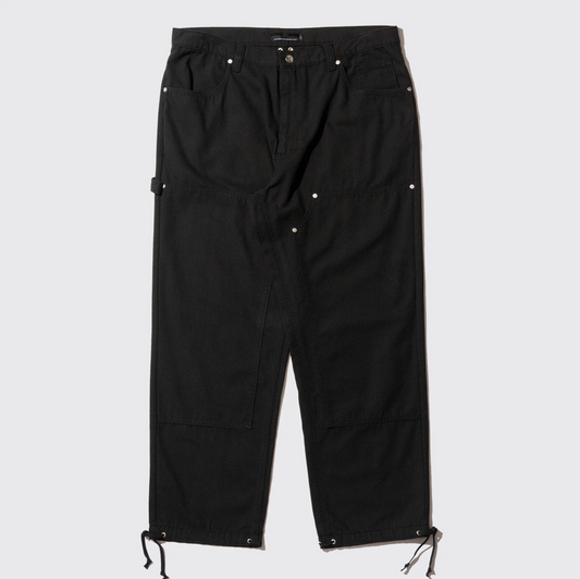 ASHTRAY DOUBLE KNEE PANTS (Black)