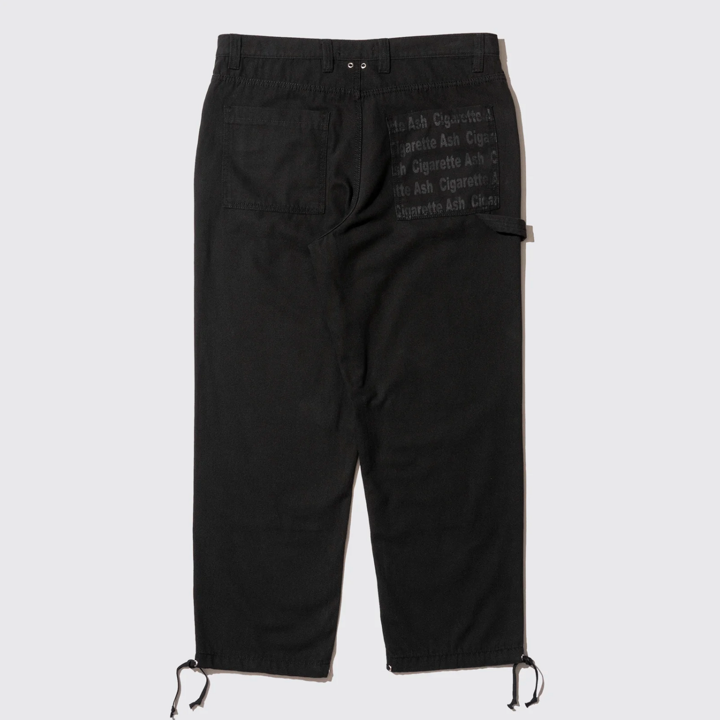 ASHTRAY DOUBLE KNEE PANTS (Black)