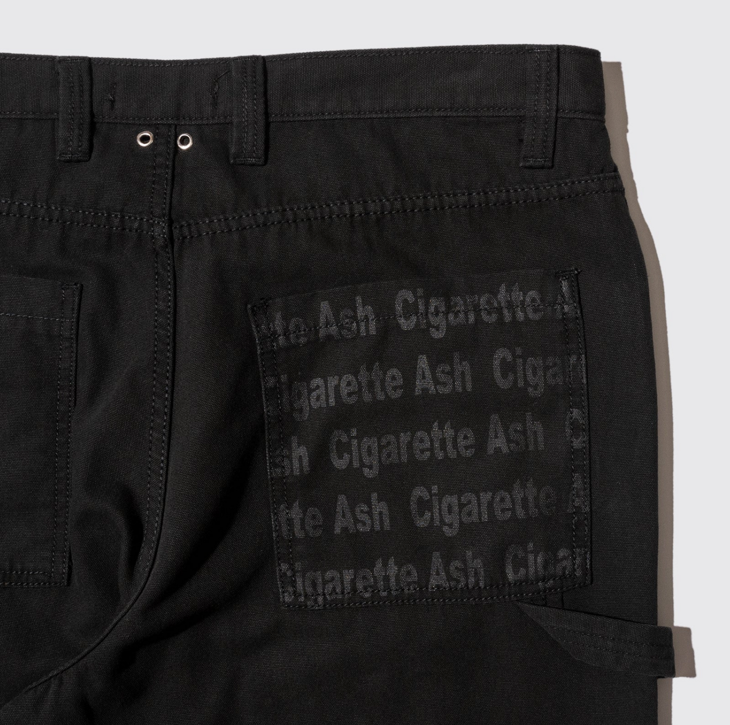 ASHTRAY DOUBLE KNEE PANTS (Black)