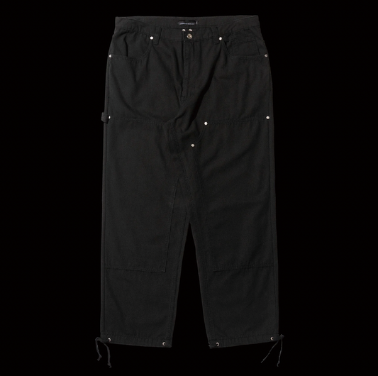 ASHTRAY DOUBLE KNEE PANTS (Black)
