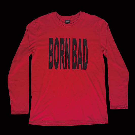 BORN BAD LONG SLEEVE RED